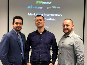 Trenerzy i organizatorzy szkolenia: Konrad Ogar, Radosław Jaźwiec, Marcin Halski